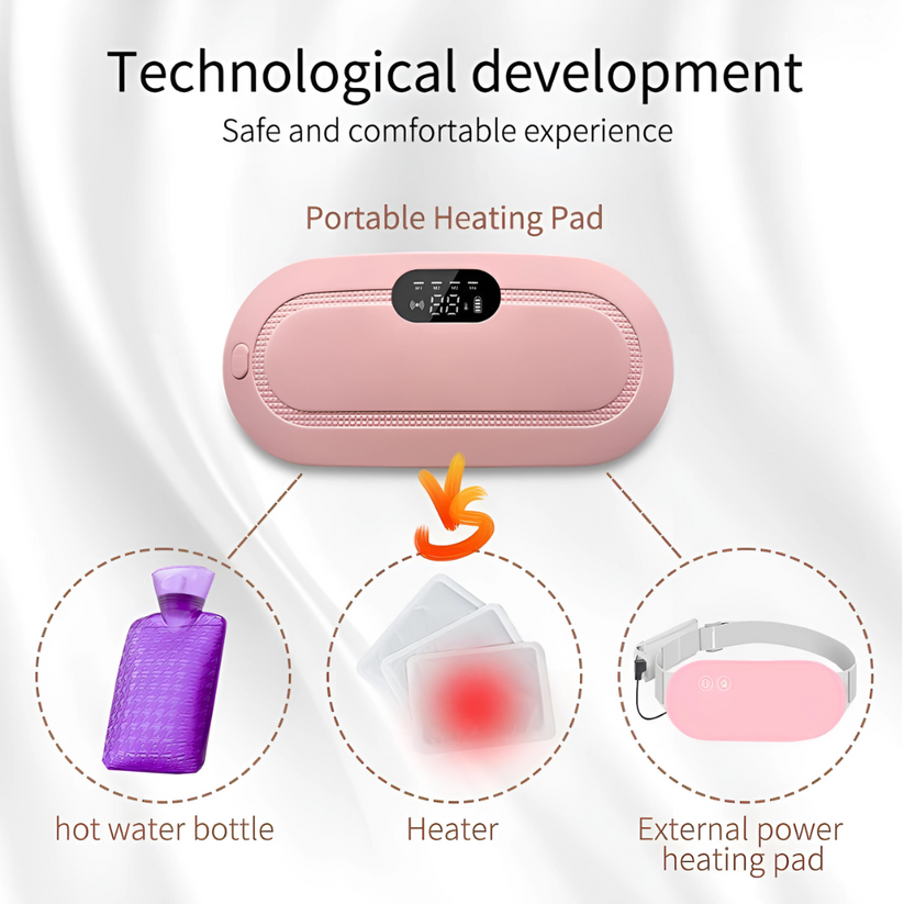 Modorex Period Pain Relief Belt with Heat & Vibration
