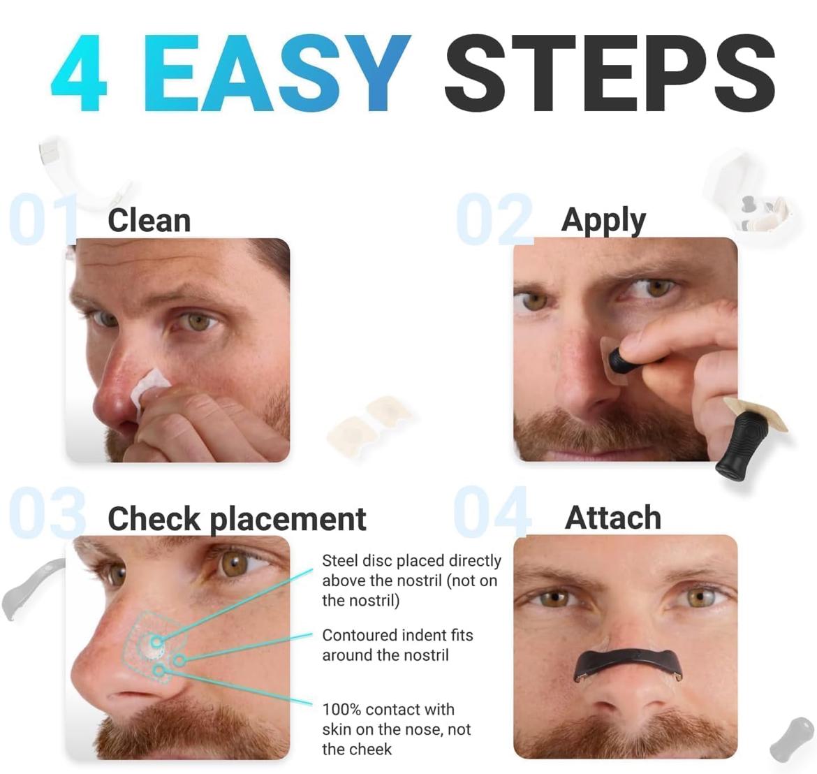 Modorex Magnetic Nasal Breather – 15-Day Sinus & Snore Relief Pack