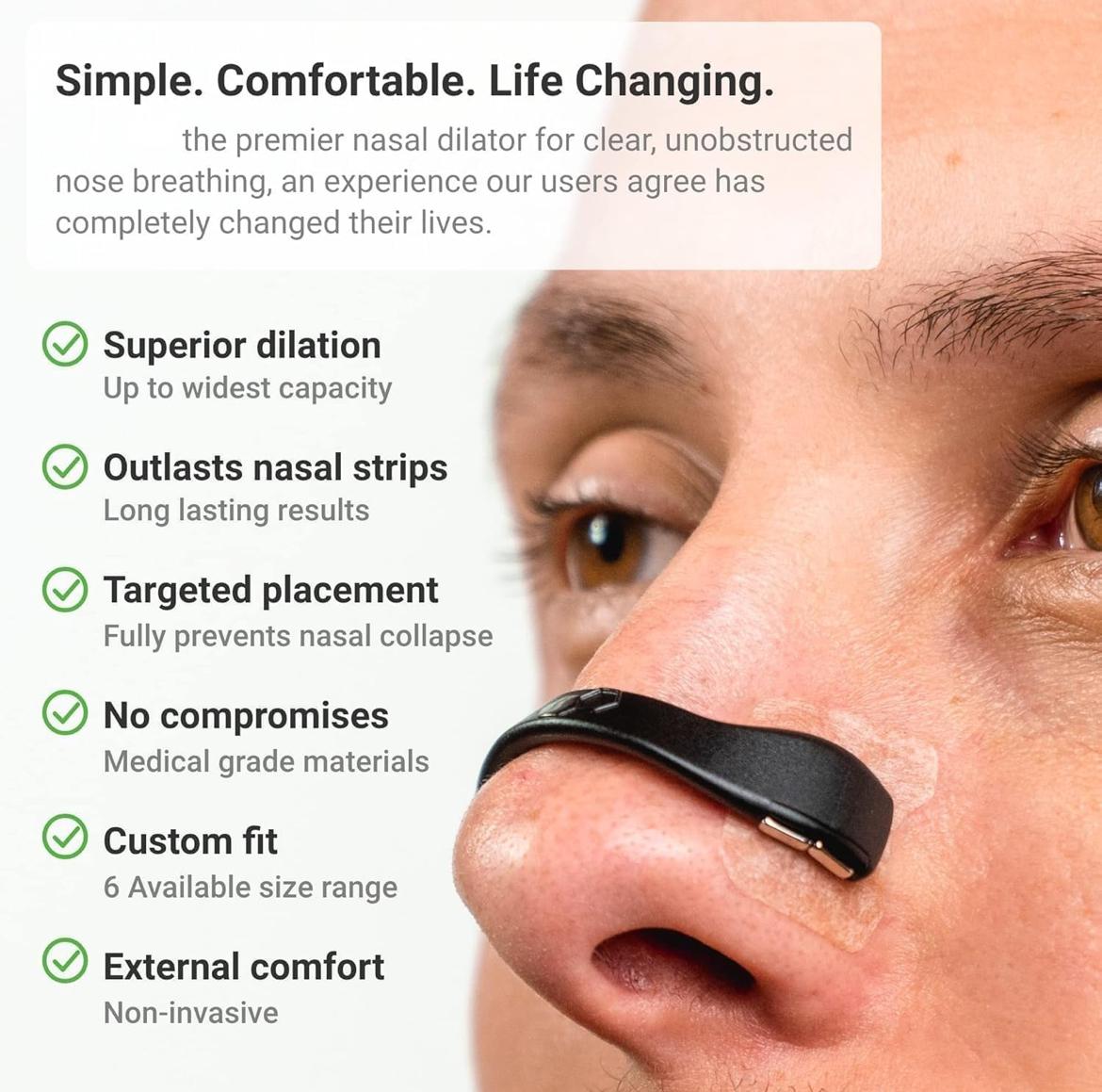 Modorex Magnetic Nasal Breather – 15-Day Sinus & Snore Relief Pack