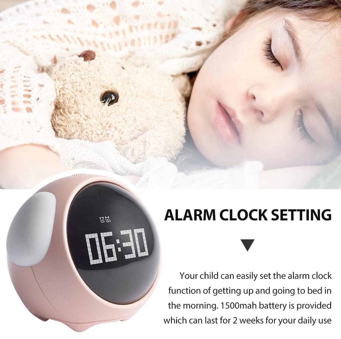 Smart Emoji LED Alarm Clock – With Touch Light & Cute Expressions