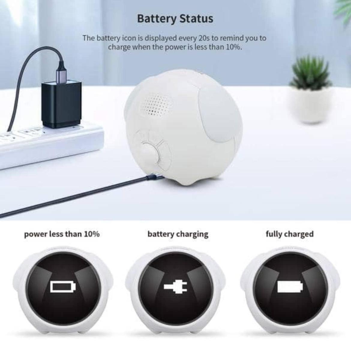 Smart Emoji LED Alarm Clock – With Touch Light & Cute Expressions